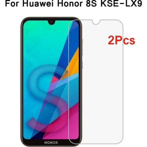 2pcs protective glass on honor 8s KSE-LX9 tempered glass for huawei honer honor8s 8 s s8 glas screen protector phone safety film
