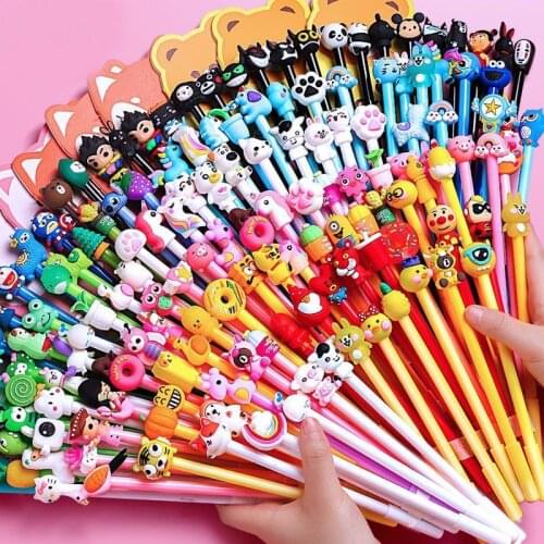5 pens cute gel pens cute pens pink school supplies stationery items