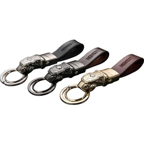 Car Keychain LED Light Metal Leather for Opel Astra H G Mitsubishi Ralliart ASX Nissan X-Trail Car Key Rings Pendant Decoration