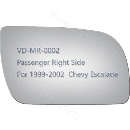 Side Mirror Glass For 1999 2000 Cadillac Escalade Mirror Glass Passenger Right Side Pickup Truck Not Towing