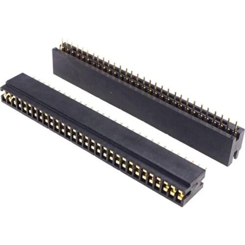 1 Piece Burn-In Socket Short Leads IC Aging Sockets 2.54mm Pitch 30 Pin Cross IC46-3010-G4 Single Inline Straight PCB Gold Plate