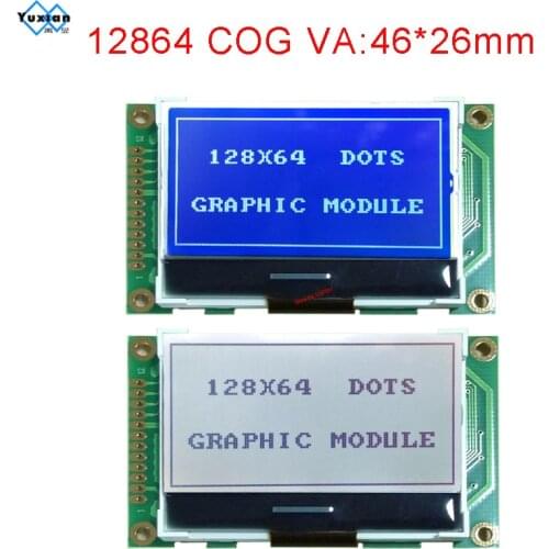 COG lcd display module 12864 128x64 SPI serial 2inch 3.3V 5v ST7565P good quality LG12864R