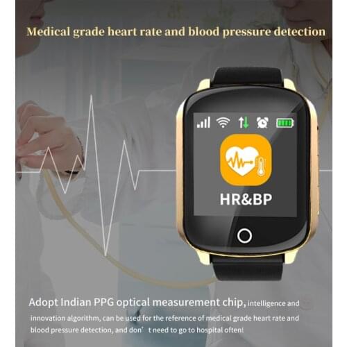 D200 GPS tracker GPS+LBS+WIFI Positioning Anti-lost band heart rate monitor blood pressure smartwatch IP68 fitness tracker watch