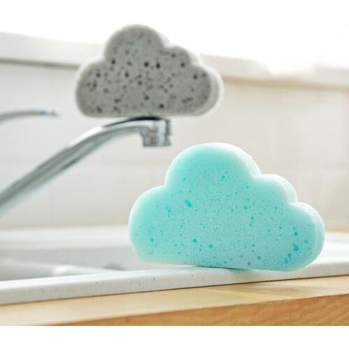 Cloud Shape Sponge Kitchen Cleaning Rags Brush Household Cleaning Tools Decontamination Magic Rubbing Dish Cleaning Cloth