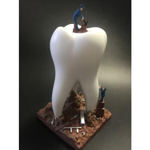 Dentist Gift Resin Crafts Toys Dental Artware Teeth Handicraft Dental Clinic Decoration Furnishing Articles Creative Sculpture