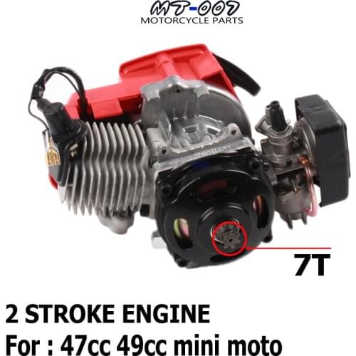 49cc Pocket Bike 2 Stroke Pull Start Engine For Mini Go Kart Dirt Bike Petrol Scooter ATV Pocket Bike Motor