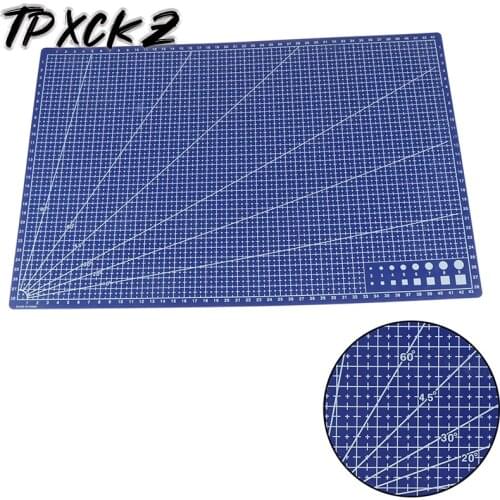 1Pcs PVC Rectangular Grid Line Cutting Mat DIY Tool 45cm x30cm