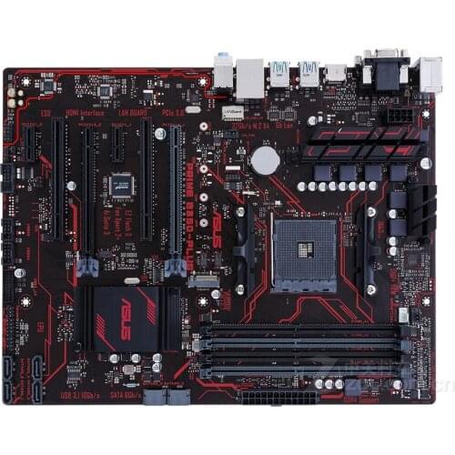 For ASUS PRIME B350-PLUS motherboard Socket AM4 DDR4 USB3.0 32GB B350 desktop motherboard