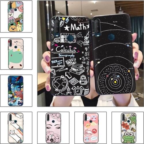 Fashion For Boy Phone Case For Alcatel 1S 2020/1V 2020/3L 2020 Silicone Black Case Cartoon Durable