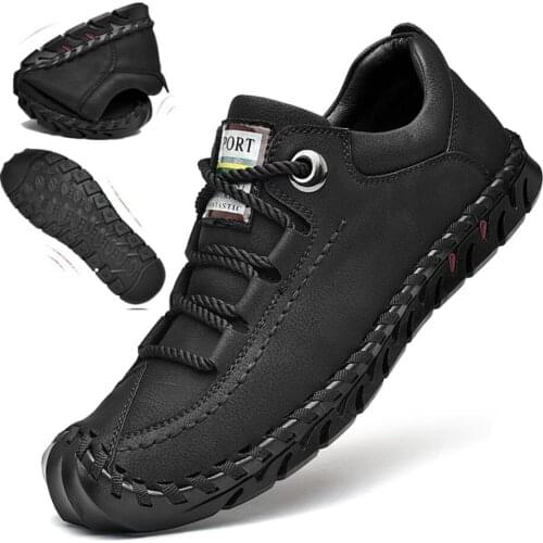 D427 2020 New Mens Leather Casual Shoes Moccasins Men Loafers Spring New Fashion Sneakers Male Boat Shoes Suede Krasovki