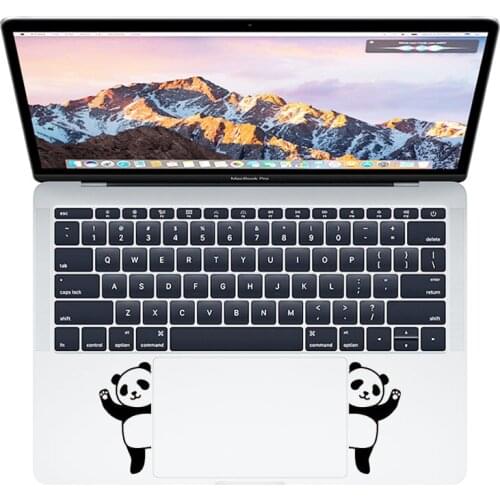 Hello Panda Brother Laptop Sticker for MacBook Pro16" Air Retina 11 12 13 15 inch Mac Book HP Notebook Vinyl Skin Trackpad Decal