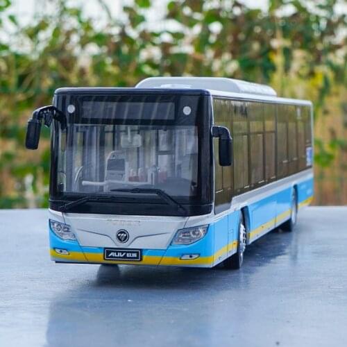 Original Factory 1:36 Diecast Foton Ave Bj6123evca-25 Bus Model with Small Gift