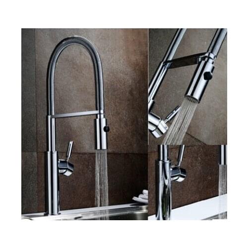 Kitchen top quality Polished chrome Spring spray basin mixer faucet a faucet luxury basin sink tap accessories 1pcs/lot