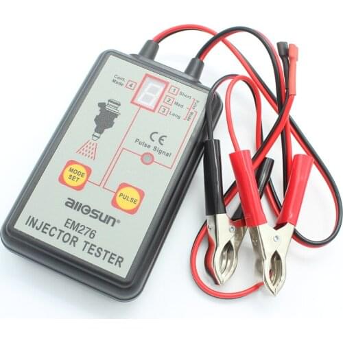 Professional Injector Tester EM276 Fuel Injector 4 Pluse Modes Tester Powerful Fuel System Scan Tool Car Injector Nozzle Tester
