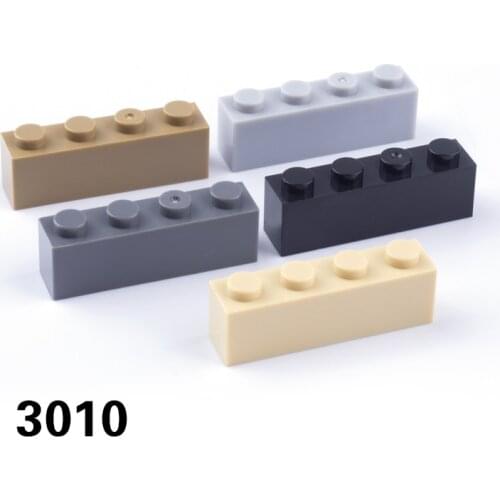 Building Blocks 1X4 3010 Bricks Basic Thick Assembles Particles House Accessories Educational Compatible Toys For Children