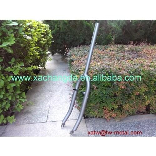 Titanium road bicycle fork titanium cyclocross fork titanium touring bicycle fork