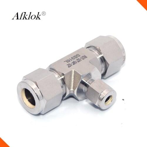 SS 304 Three-Way Reducing Union Pipe Fittings Tee Fittings Reducing Fittings 15MM-12MM-15MM