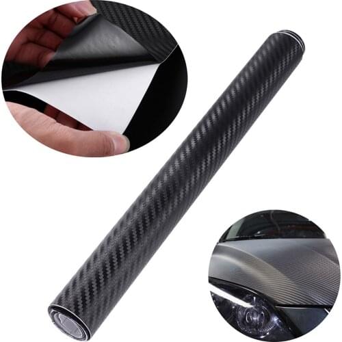 30cm*127cm DIY 3D Carbon Fiber Vinyl Car Wrap Sheet Roll Film Car Styling Motorcycle Car Stickers Decal Car Accessories A20