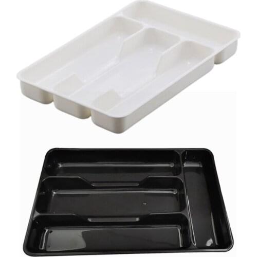 Kitchen Tools Drawer Organizer Tray Spoon Forks Cutlery Separation Finishing Rack Storage Box