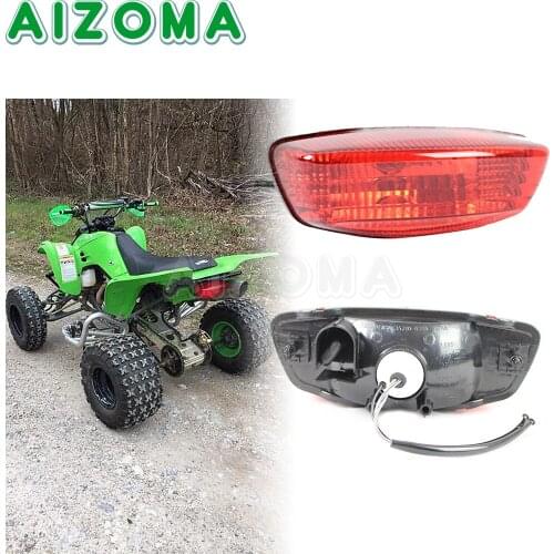 For Kawasaki Suzuki Ozark LT-F250 2002-2014 Quadsport LT-Z 250/400 Z LTF400F LTA500F LTA500FB ATV 12V Red LED Brake Tail Light