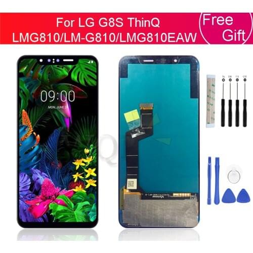 For LG G8S ThinQ LCD Display Touch Screen Digitizer Assembly lcd digitizer LMG810 LM-G810 LMG810EAW screen replacement 6.21"