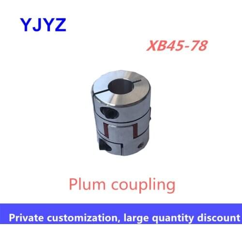 1PCS Flexible Plum Shaft Coupling D45L78 CNC Stepper Motor Coupler Jaw shaft coupling