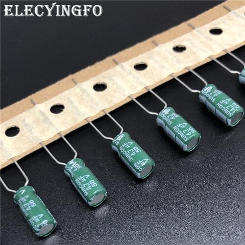 10Pcs/100Pcs 4.7uF 50V4.7uf SUNCON(SANYO) CZ Series 5x11mm 50V4.7uF Aluminum Electrolytic Capacitor
