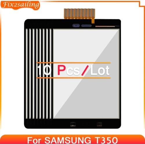 10PCS For Samsung Galaxy Tab A 8.0 T350 T355 SM-T355 SM-T350 Touch Screen Digitizer Sensor Glass Panel Replacement 100% Tested