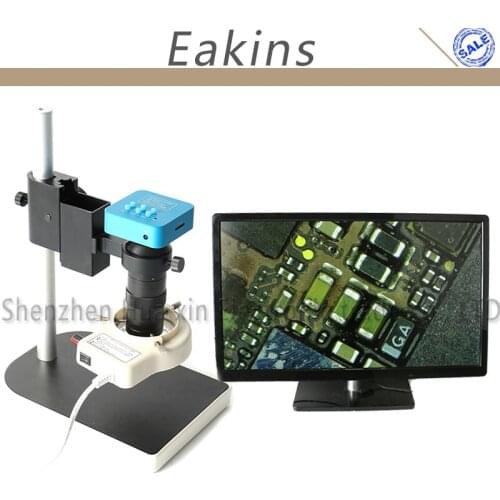 100X 36MP Full HD 1080P @ 60FPS HDMI USB Industrial Video Microscope Camera Lens Support TF Storage Picture Wireless Control