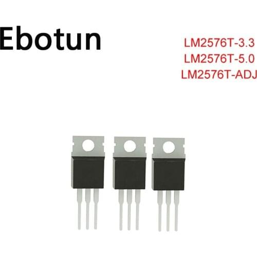 LM2576 LM2576T LM2576T-ADJ LM2576T-3.3 LM2576T-5.0 IC REG BUCK ADJ 3A TO220-5 NEW