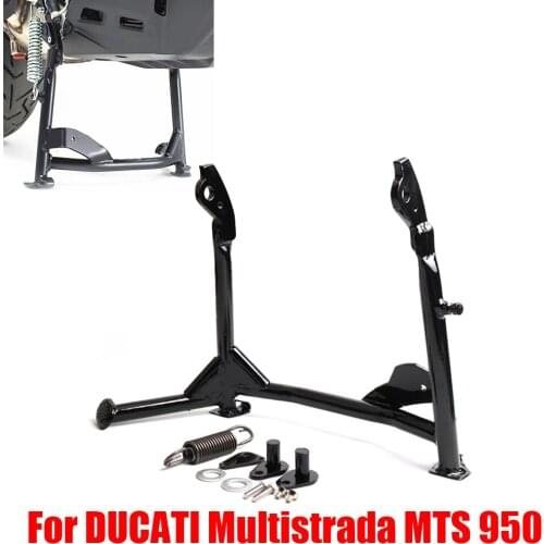 Motorcycle Accessories Middle Kickstand Foot Kick Stand Support Bracket Center Stand For DUCATI Multistrada 950 MTS950 MTS 950