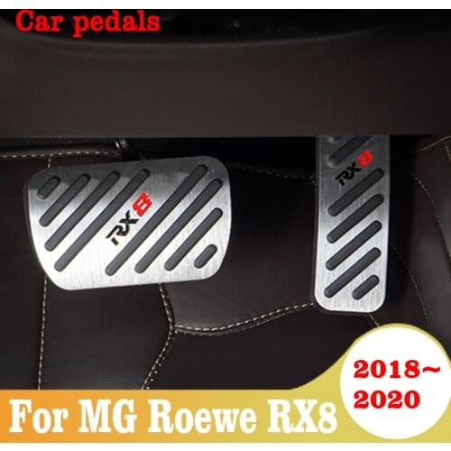 For MG Roewe RX8 2018 2019 2020 Car Accelerator Fuel Brake Pedal Foot Rest Pedals Cover Non Slip Pad Accessories