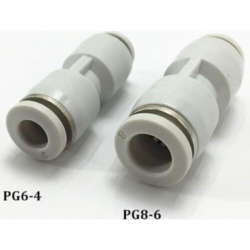 PG6-4 PG8-6 PG10-8 PG12-10 PG8-4 PG10-6 PG12-8 PG16-12 Pneumatic Straight through variable diameter fittings