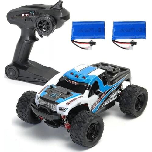 HS 18301/18302 1/18 2.4G RC Car 4WD 40 + MPH High Speed Big Foot RC Racing Car OFF-Road Vehicle Remote Control Truck Toys