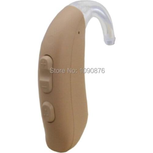 Intelligent Multi-core 8 Channels 12 Bands Super Quiet Large Power Programmable Digital BTE Noise Cancelling Hearing Aid