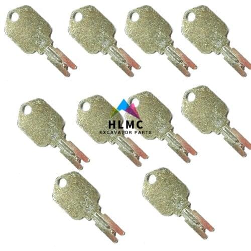 2PCS Forklift Key fits Clark Yale Hyster engine mark 166 ignition key