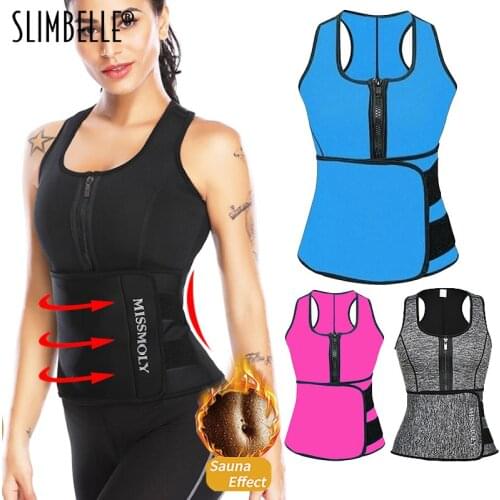 Sauna Sweat Waist Trainer Corset Shaper Slimming Vest Weight Loss Body Shaper Women Shapewear S-3XL