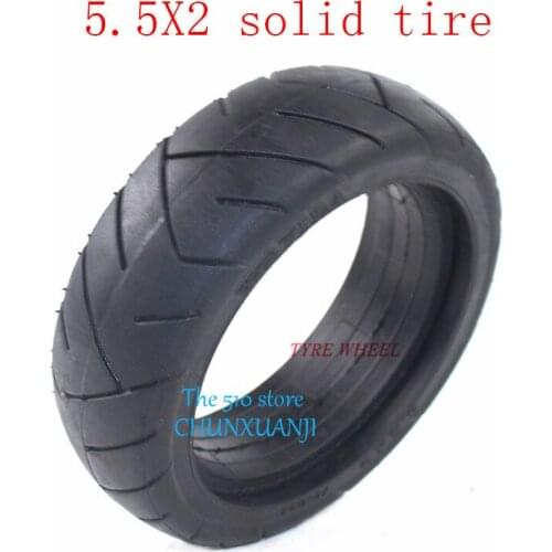Best seller 5.5x2 Solid Tire external diameter 127mm fits for Hoverboard Self Balancing Electric Scooter Spare Parts