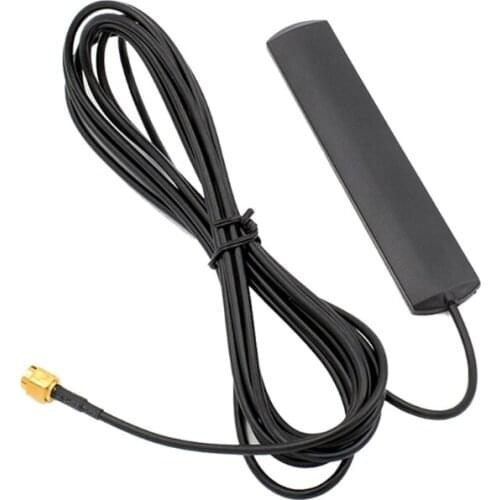 2021 New 4G GSM Antenna 700-2600MHz Glued Strip Patch SMA Male Connector Aerial 3-Meter Length Cable Adhesive Mount for Car Cell