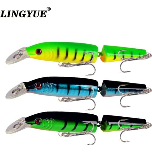 NEW Arrival Two Sections Minnow Fishing Lures 10.5cm/9.6g Crankbaits Hard Baits Fishing Tackle Wobbler Japan