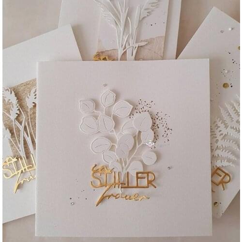 New 2Pcs Leaf decoration metal Cutting Dies Stencils DIY Scrapbooking Paper/photo Cards Embossing Dies