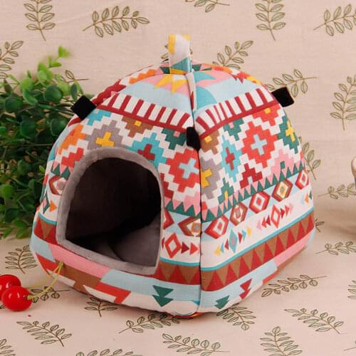 Bird Nest Winter Warm Hamster Squirrel Hut Parrot Habitat Cave Hanging Tent Hammock Bird Sleeping Bed S/L Size Pet Supplies