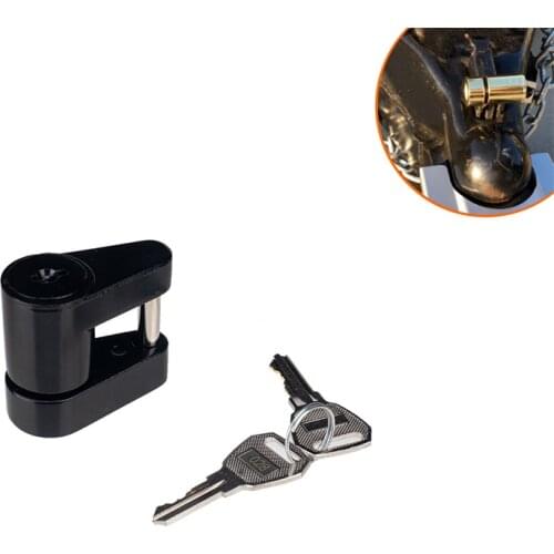RV Coupling Lock Durable 1/4" Small Trailer Lockstitch Anti-Theft With 2 Keys Towing Safety Trucks Accessories