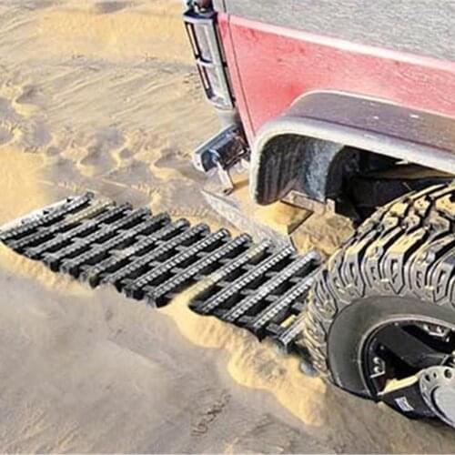 Recovery Traction Mat Portable Emergency Track Tire Ladder For Ice Snow Sand Off-road Car Recovery Indestructible