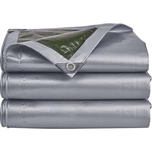 0.32mm Thicken PE Rainproof Cloth Garden Outdoor Awning Anti-UV Shading Sail Boat Truck Canopy Ground Tarpaulin Multi-size