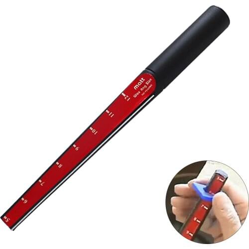 Wax Ring Ruler Pipe Knife Wax Hollowing Knife Wax Tube Inner Ring Enlargement Knife Ring Wax Knife Measuring Ruler
