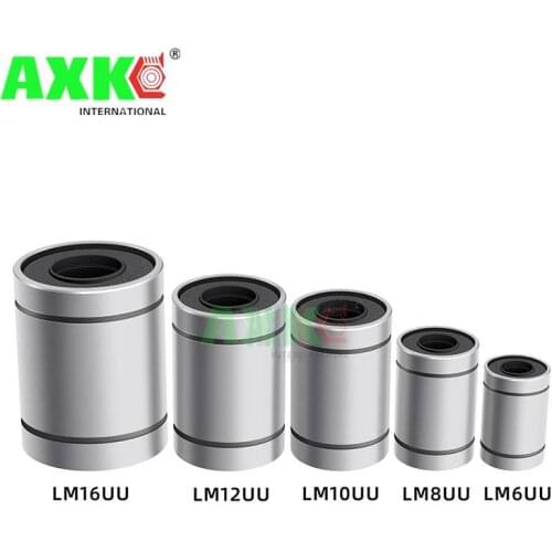 10pcs/lot LM8UU LM10UU LM16UU LM6UU LM12UU LM3UU Linear Bushing 8mm CNC Linear Bearings for Rods Liner Rail linear shaft parts