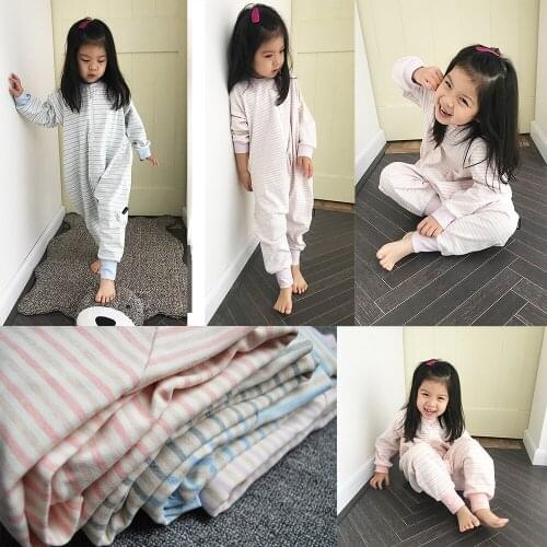 Children Spirit Density Down Lin Tai Pajamas Defence Being Kicked Male Girl Pure Cotton Thickening Fund Part Leg Sleeping Bag