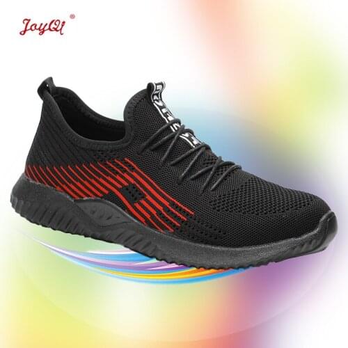 Men safety work shoes breathable mesh slip on outdoor casual sneakers plus size 39-48 JOY-197