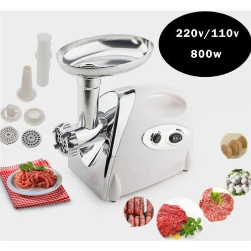 Electric Meat Grinder Sausage Machine Kitchen Commercial Household Grinding Machine Standard Stainless Steel Meat Grinder